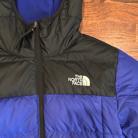 The North Face Royal Blue Hooded Puffer Jacket - Men Small - Picture 2 of 5